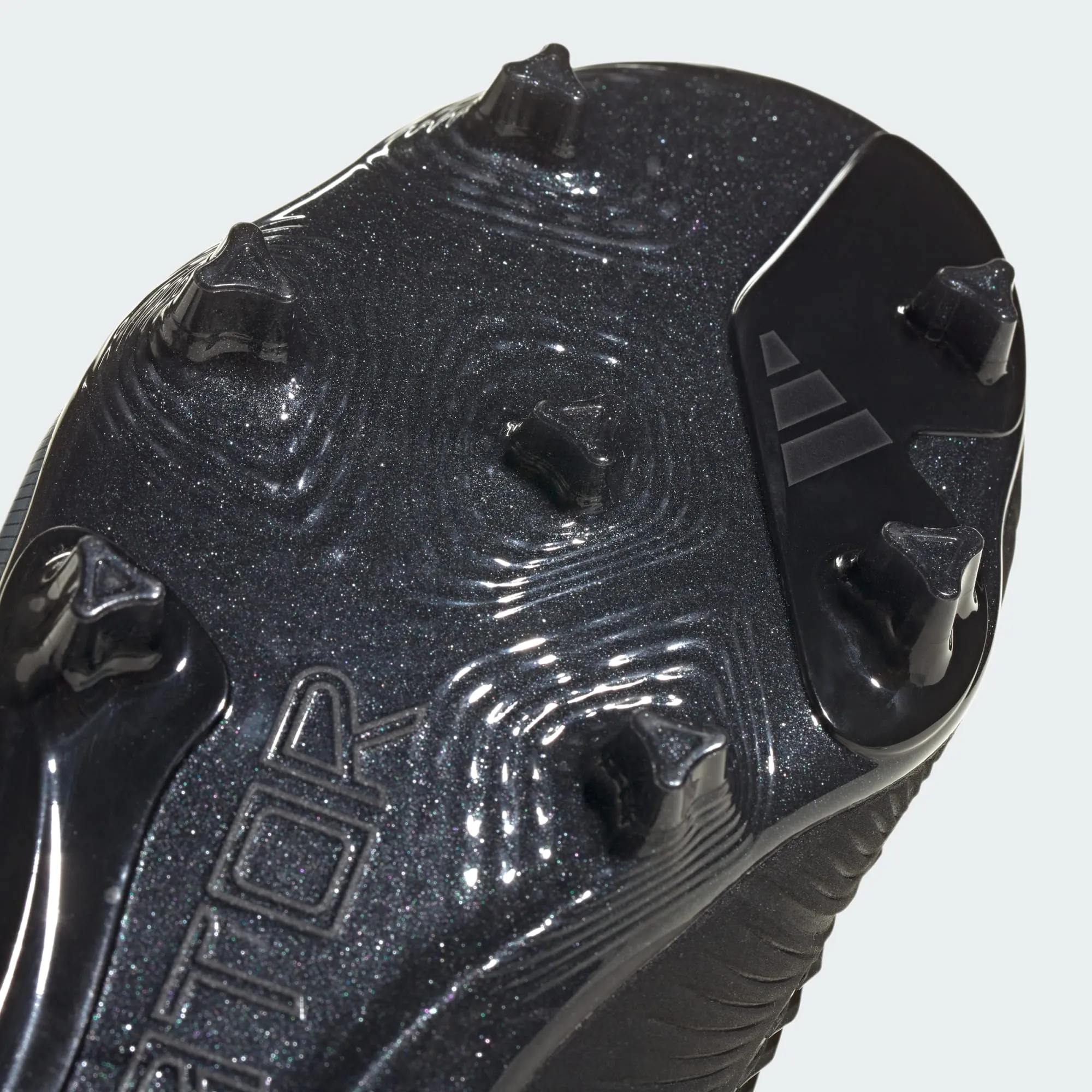 adidas PREDATOR ELITE Firm Ground Soccer Cleats | Core Black-Carbon-Gold Metallic | Kid's Unisex