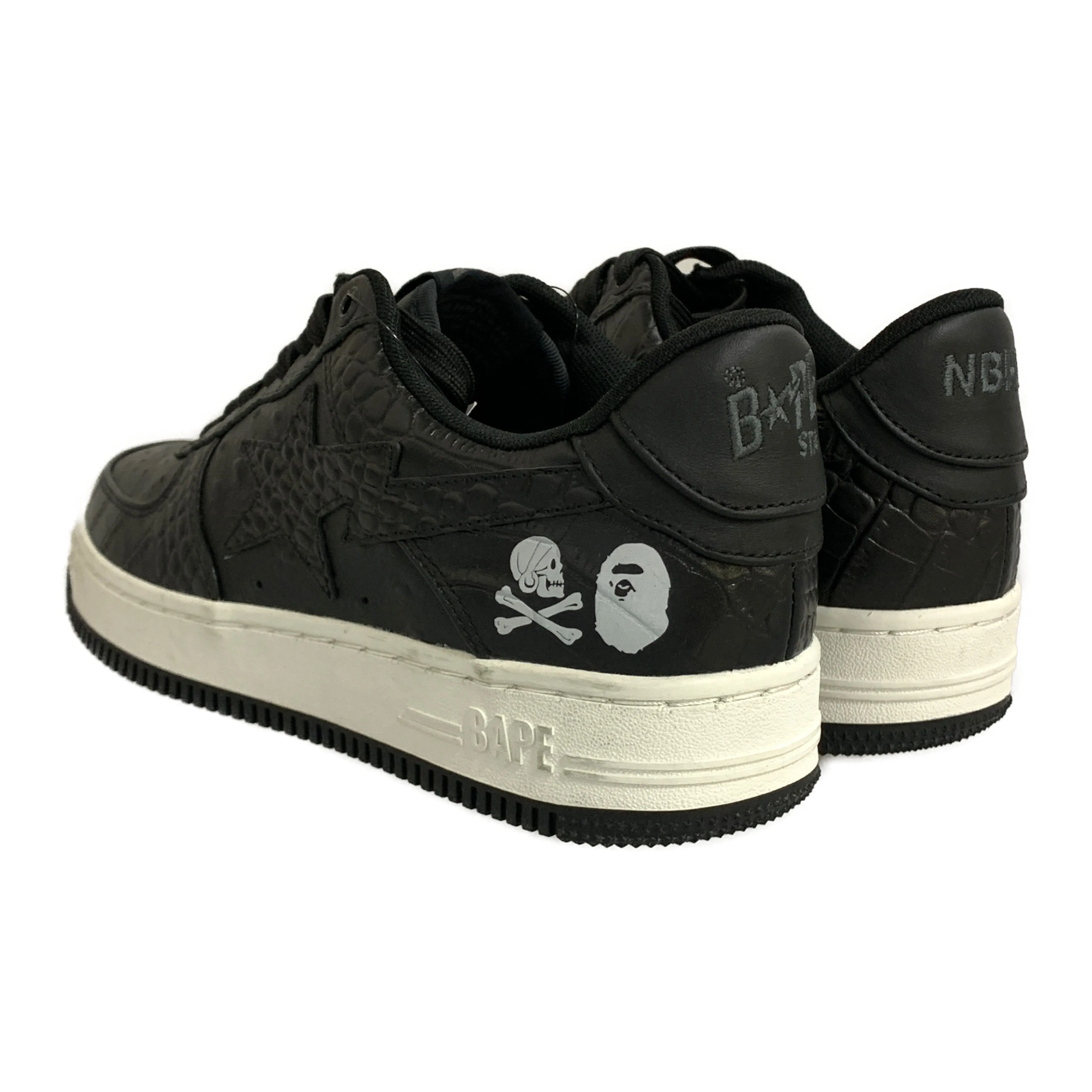 BAPE/Low-Sneakers/US 8.5/Black/