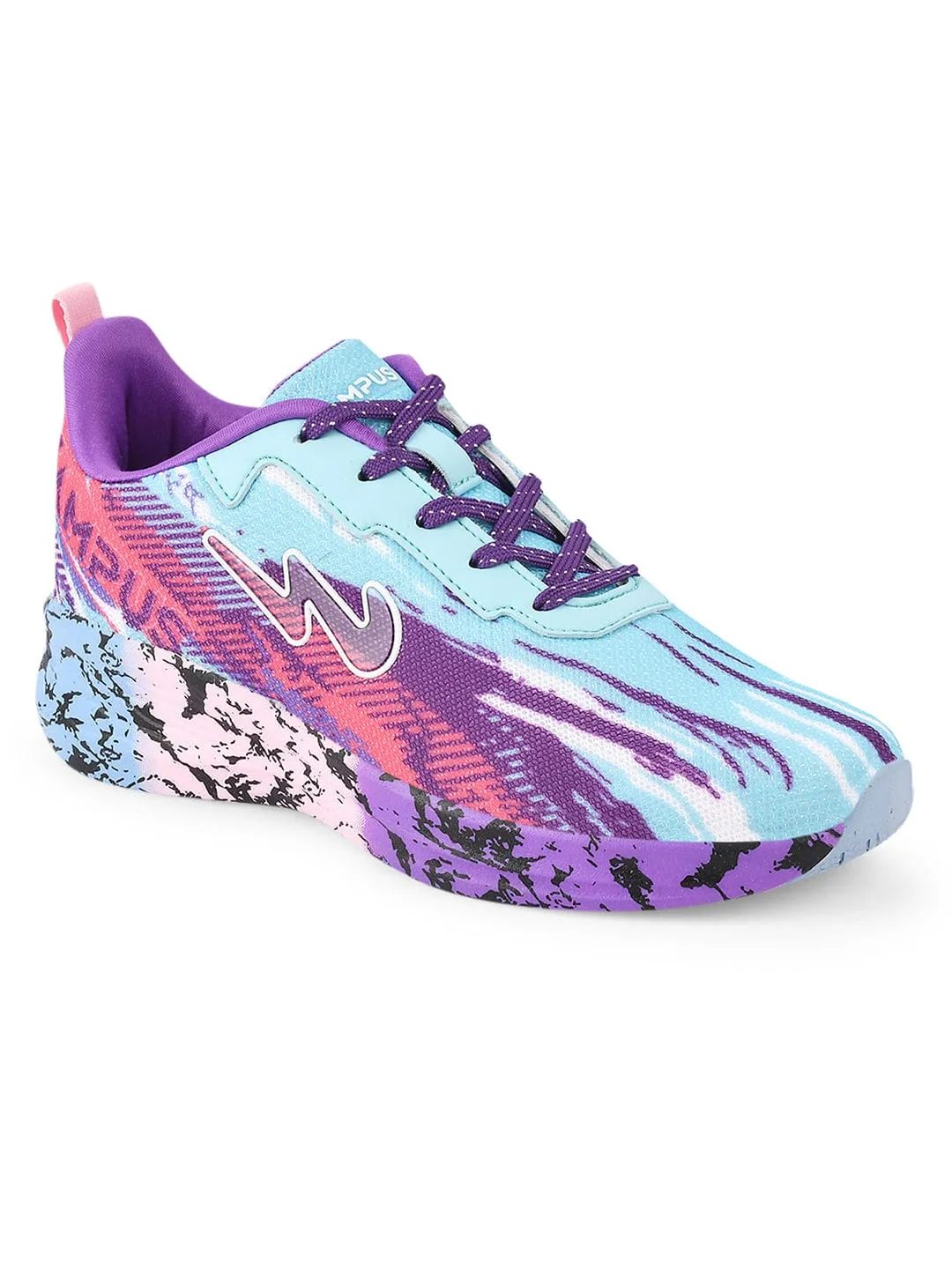 CAMP SHIMMER Blue Women's Running Shoes