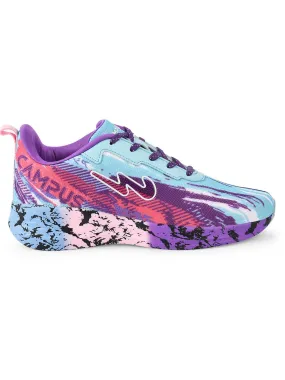CAMP SHIMMER Blue Women's Running Shoes