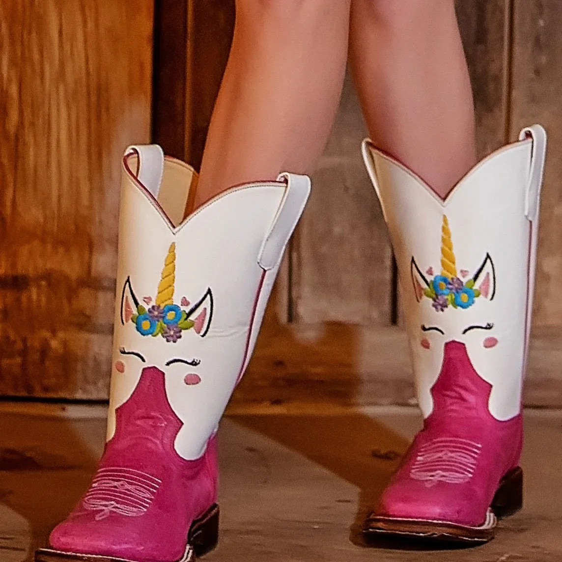 Macie Bean Unicorn Boot Kids MK9205