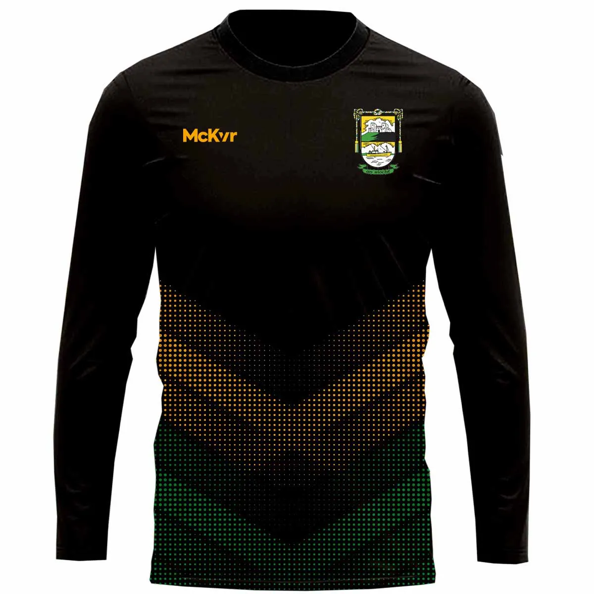 Mc Keever An Riocht GFC Long Sleeve Tech Top - Adult - Black