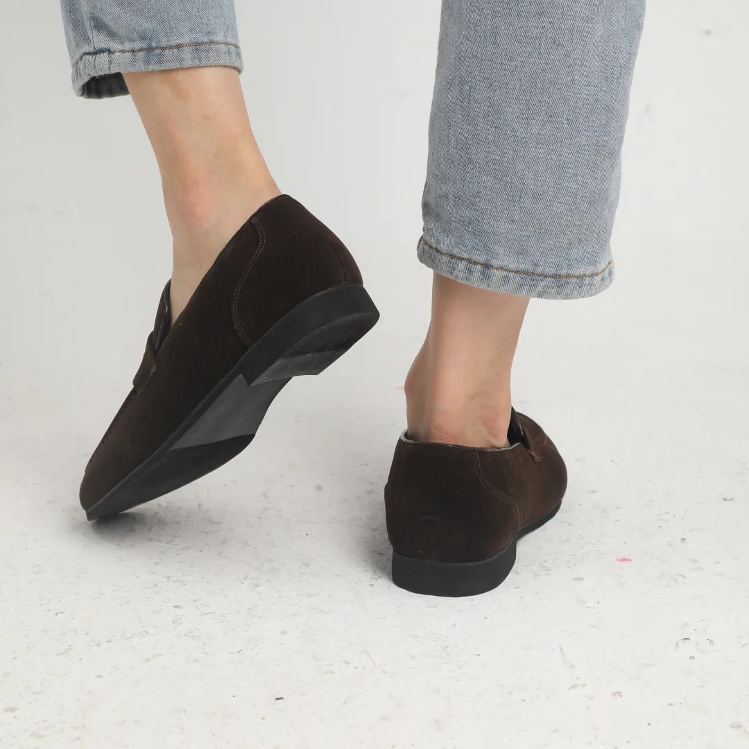 "OLD MONEY" - SUEDE STRAP LOAFERS