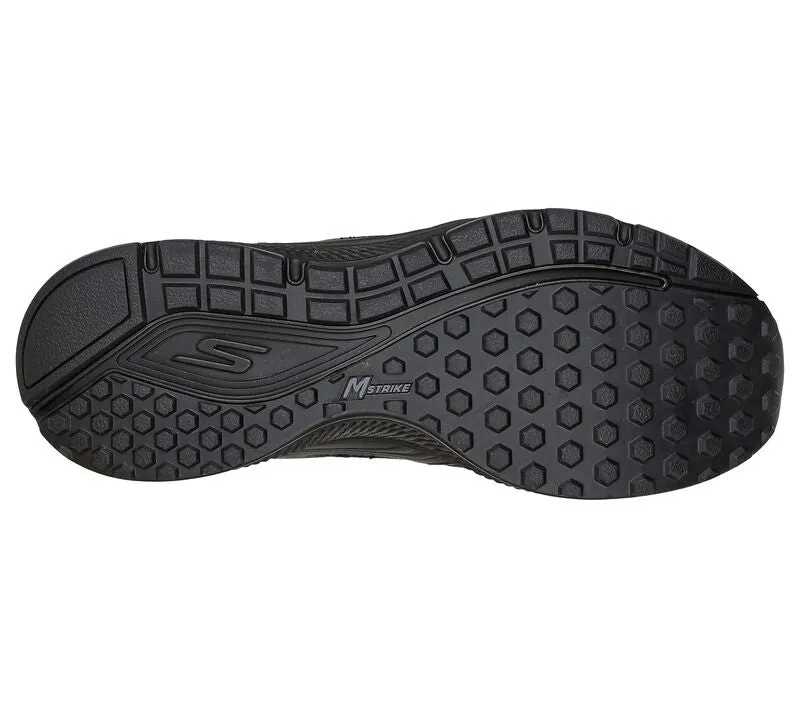 Skechers GO RUN Consistent - Up Time #:220085 Black Leather