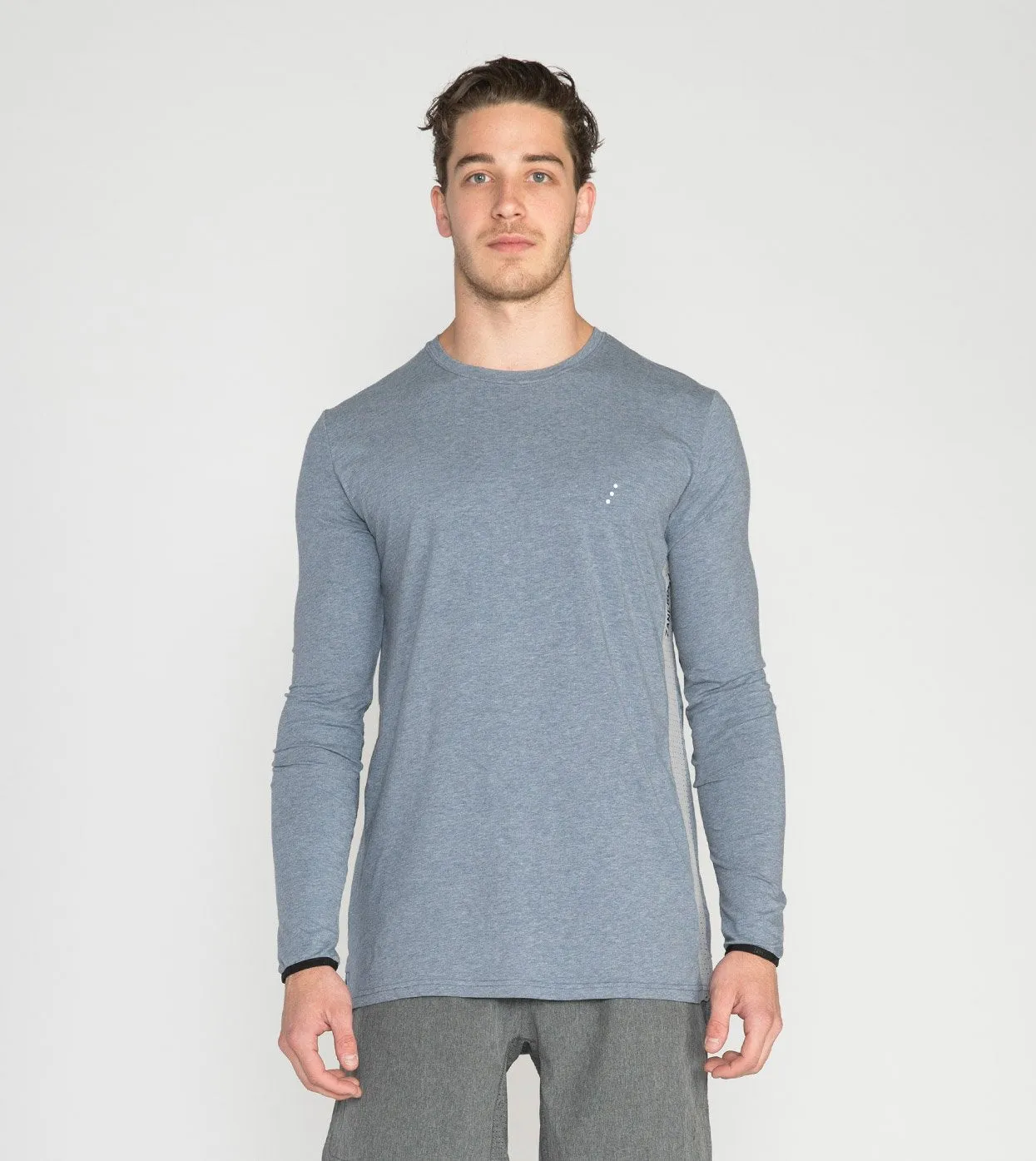 Tech Flintlock LS Tee Static Blue - Sale