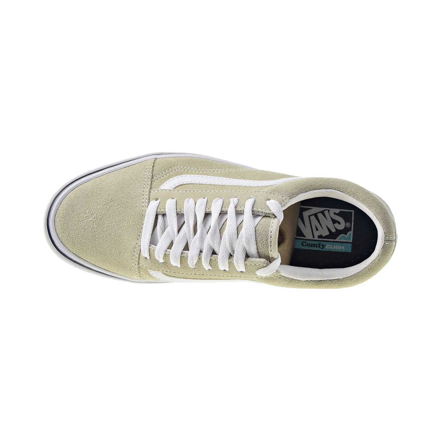 Vans Comfycush Old Skool Men's Shoes Suede Oatmeal