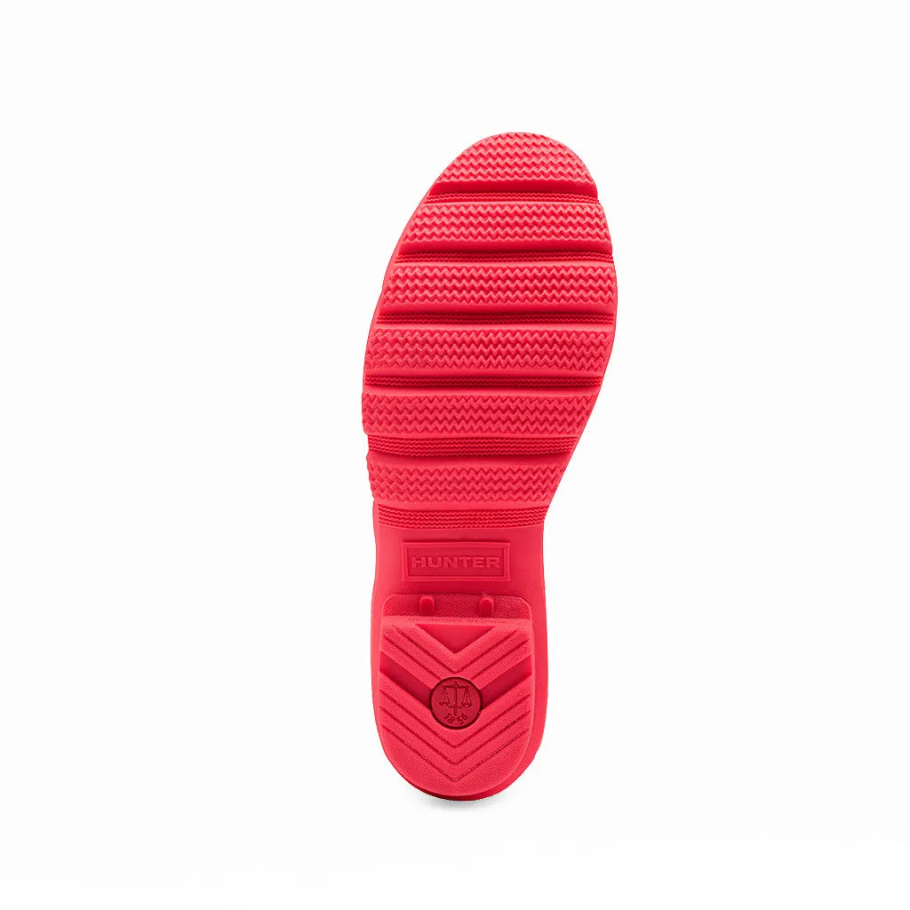 Women's Hunter Boots Original Tall Snow Rain Waterproof Boots in Bright Coral